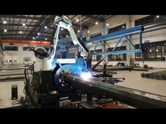 Máquina de corte de puertas de postes ligeros CNC Máquina automática de corte de plasma