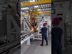 Soldadura de polo perfecta | Máquina de soldadura cerrada CNCS400/12000 mm con fuente de alimentación de soldadura láser