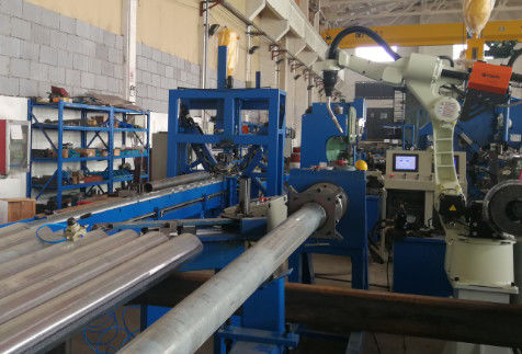 Buen precio soldadora robótica 2000m m automática de 350m m para poste ligero en línea