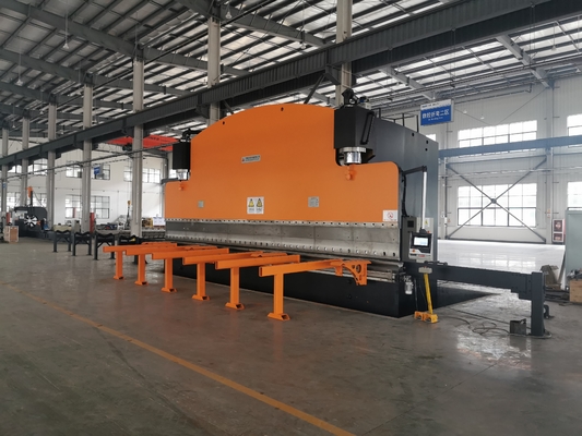 8200mm 45 Kw Cnc máquina de frenado de prensa hidráulica automática de acero al carbono