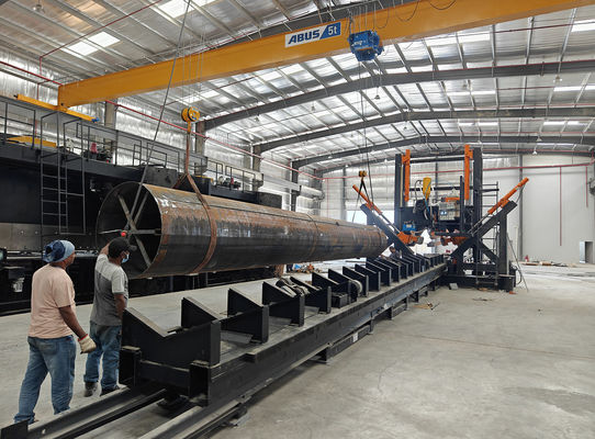 HM1200 Diámetro 1200 mm Máquina de soldadura cerrada para soldadura de costuras longitudinales
