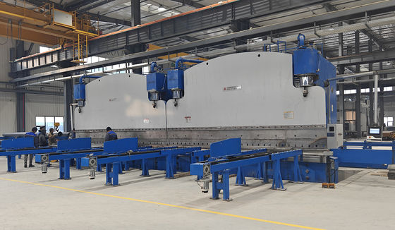 1600 toneladas de fuerza de movimiento de los frenos de presión en tándem CNC para hacer mástil y monopolio