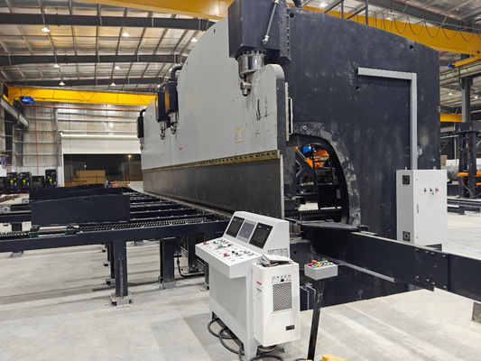 Freno de presión hidráulico Tandem CNC Modelo 2-WE67k-1200/6250 Para hacer torre tubular de transmisión monopólica y mástil alto