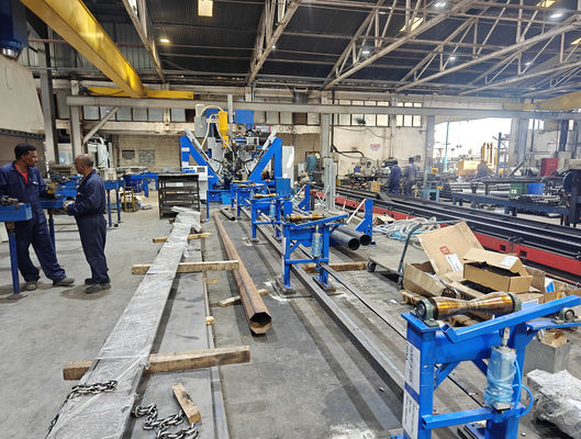 HM600/12000 Máquina de soldadura de costura de mástil y monopolio
