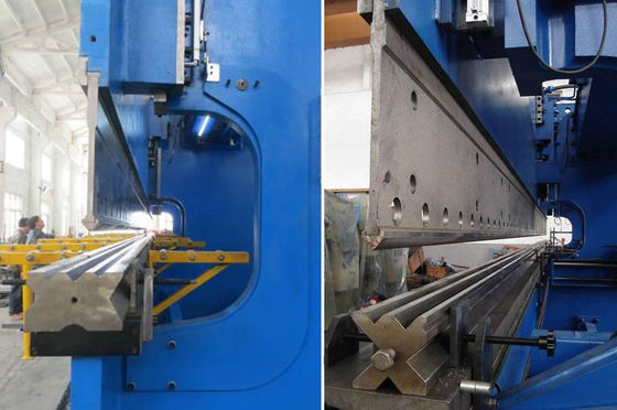 Freno de prensa hidráulico CNC para metalurgia de trabajo pesado con capacidad de tanque de aceite de 400L 200T Max. Presión y carrera ajustable