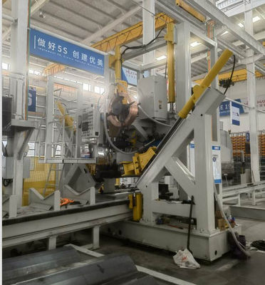 HM1800/14000 Máquina de soldadura cerrada para mástil alto / polo mono / polo de comunicación