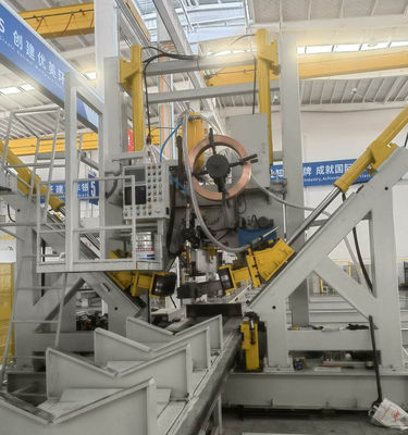 HM1800/14000 Máquina de soldadura cerrada para mástil alto / polo mono / polo de comunicación