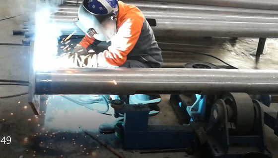 Máquina de corte CNC y soldadura de postes de luz de acero RW-DC120/260