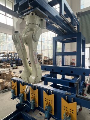 Soldadura de laser robótica robótica automatizada blanco de la soldadora