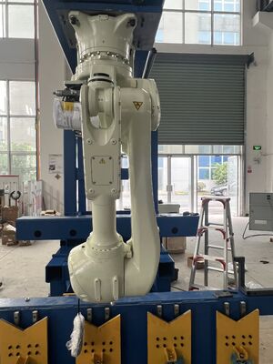 Soldadura de laser robótica robótica automatizada blanco de la soldadora