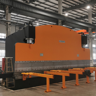 Freno de presión hidráulico CNC de 400 toneladas con longitud de trabajo de 8000 mm y control DELEM DA53T