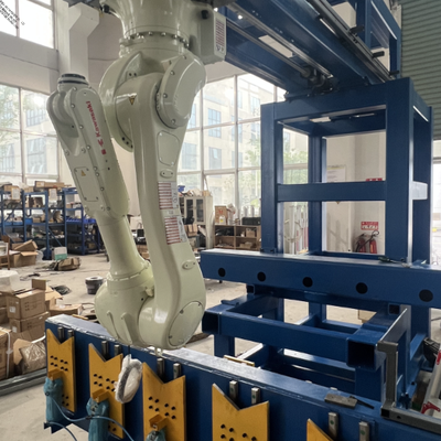 Soldadura de laser robótica robótica automatizada blanco de la soldadora