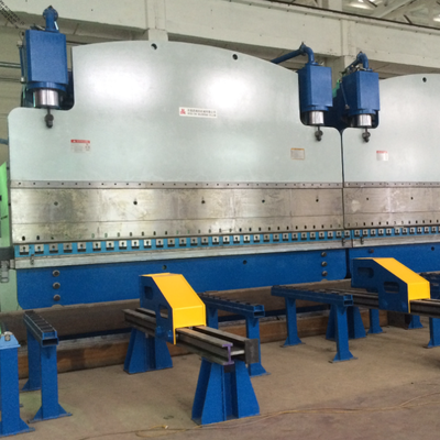 Freno de presión hidráulico CNC Tandem con fuerza de trabajo de 2X1200Ton y longitud de mesa de 2X6250mm para una larga vida útil