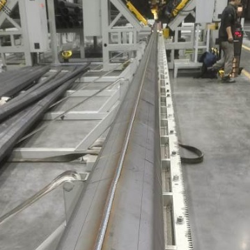 Máquina de soldadura de puente cerrado CNC 12m Pulso MIG Street Light Pole Soldadora