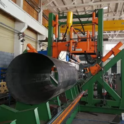 Rango de diámetro 500~2500mm, máquina de soldadura con poste 5G, monopolio, poste de mástil alto