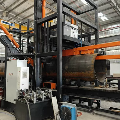Máquina de soldadura de doble arco multi-cable sumergido arco CNC poste cerrado para 14m Diámetro 1,9m poste de acero