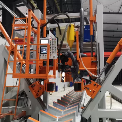 HM2500/14000 14m máquina de soldadura automática de costura de cierre de postes de luz automática de CNC Máquina de soldadura de cierre de postes de luz automática Max 2500mm de diámetro
