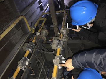 Línea los 6m cuádruple de la pulgada X del proceso 6 del HDG, equipo de la galvanización de la inmersión caliente 