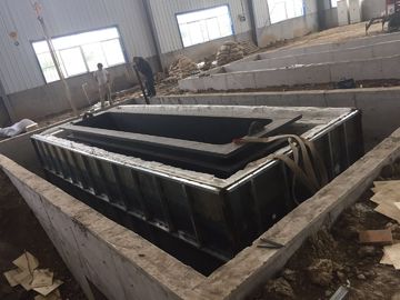 equipo de la galvanización de la inmersión caliente del tanque del cinc de los 7.0x1.2x2.2m con el sistema de la protección del medio ambiente