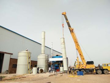 equipo de la galvanización de la inmersión caliente del tanque del cinc de los 7.0x1.2x2.2m con el sistema de la protección del medio ambiente