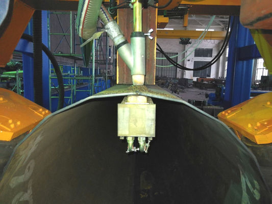 Diámetro máximo 2200 mm Máquina de soldadura de costura de mástil y monopolio
