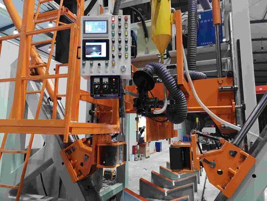 Máquina de soldadura con cerradura de postes CNC 5G HM800/14000 14m Duración Diseño poligonal