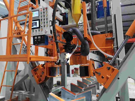 Máquina de soldadura con cerradura de postes CNC 5G HM800/14000 14m Duración Diseño poligonal
