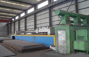 Buen precio Pequeña máquina modificada para requisitos particulares del chorreo con granalla 75kw, maquinaria superficial de acero de la limpieza en línea