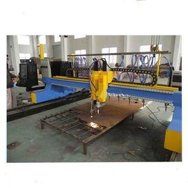 Buen precio tipo cortadora del pórtico de 4000m m del plasma del CNC con el corte vertical y horizontal en línea