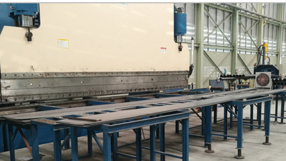 2-WE67K-320/7000 Freno de presión hidráulico TANDEM CNC para la fabricación de polo de luz